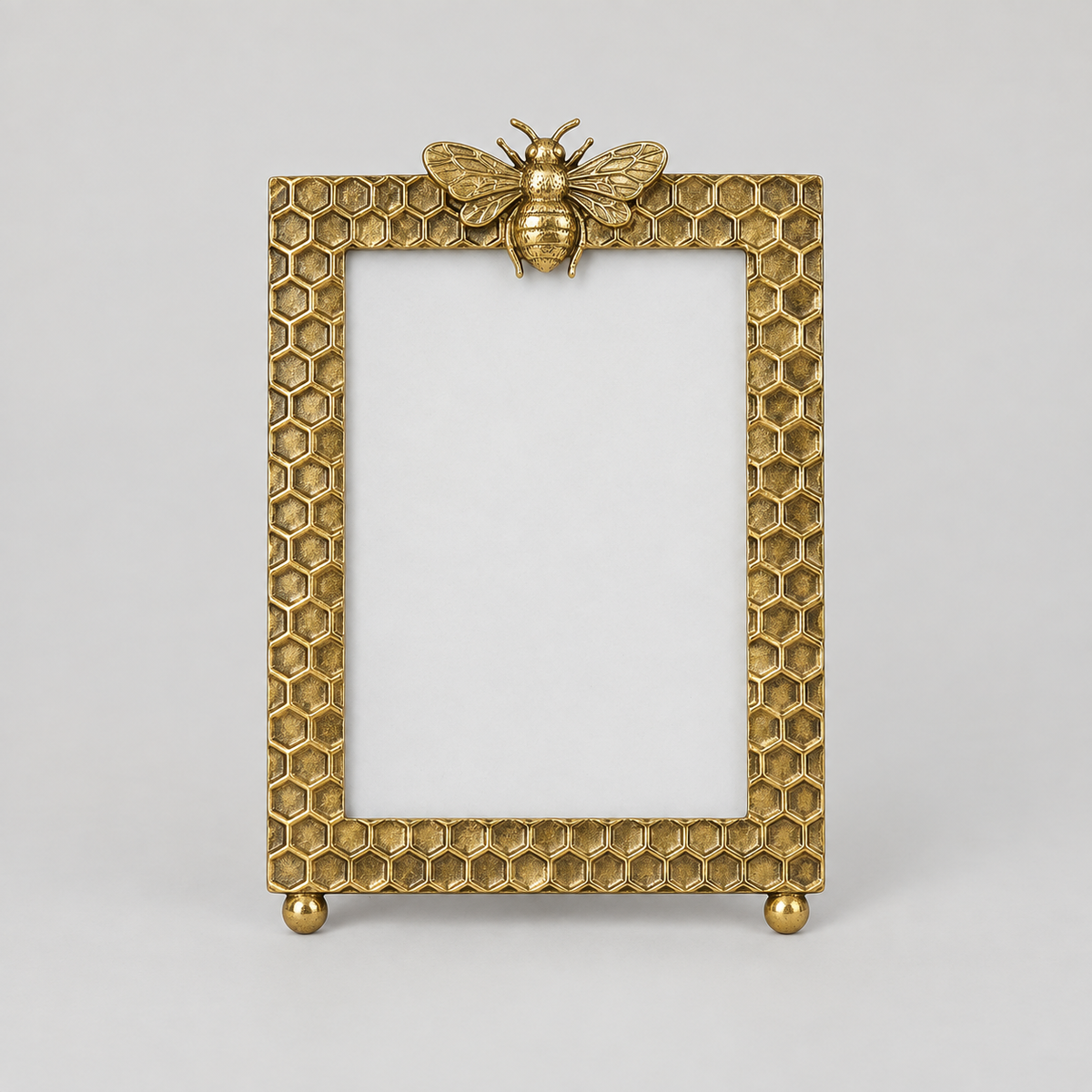 Gold Queen Bee 4 x 6 Photo Frame on Stand