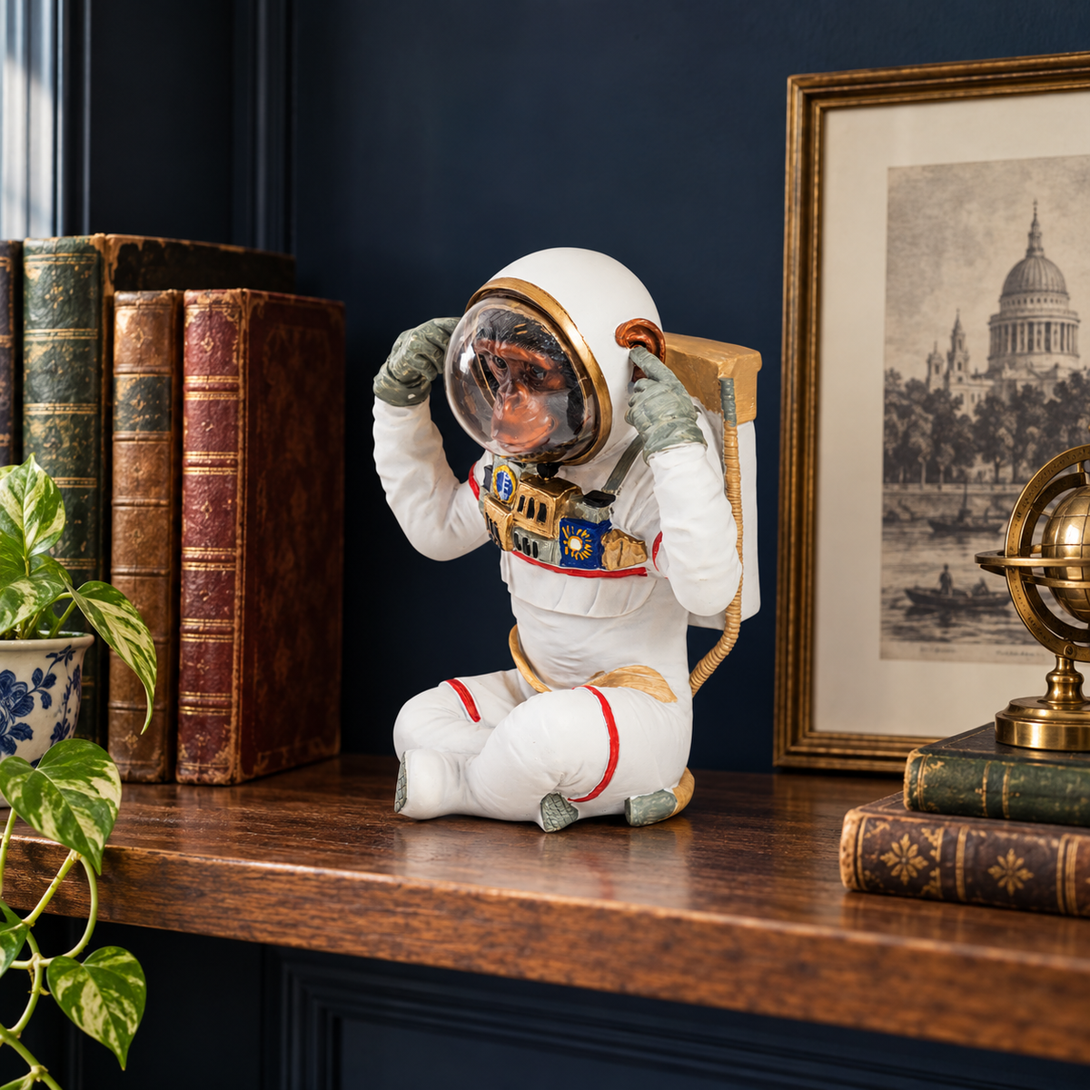 Hear No Evil Astronaut Chimpanzee