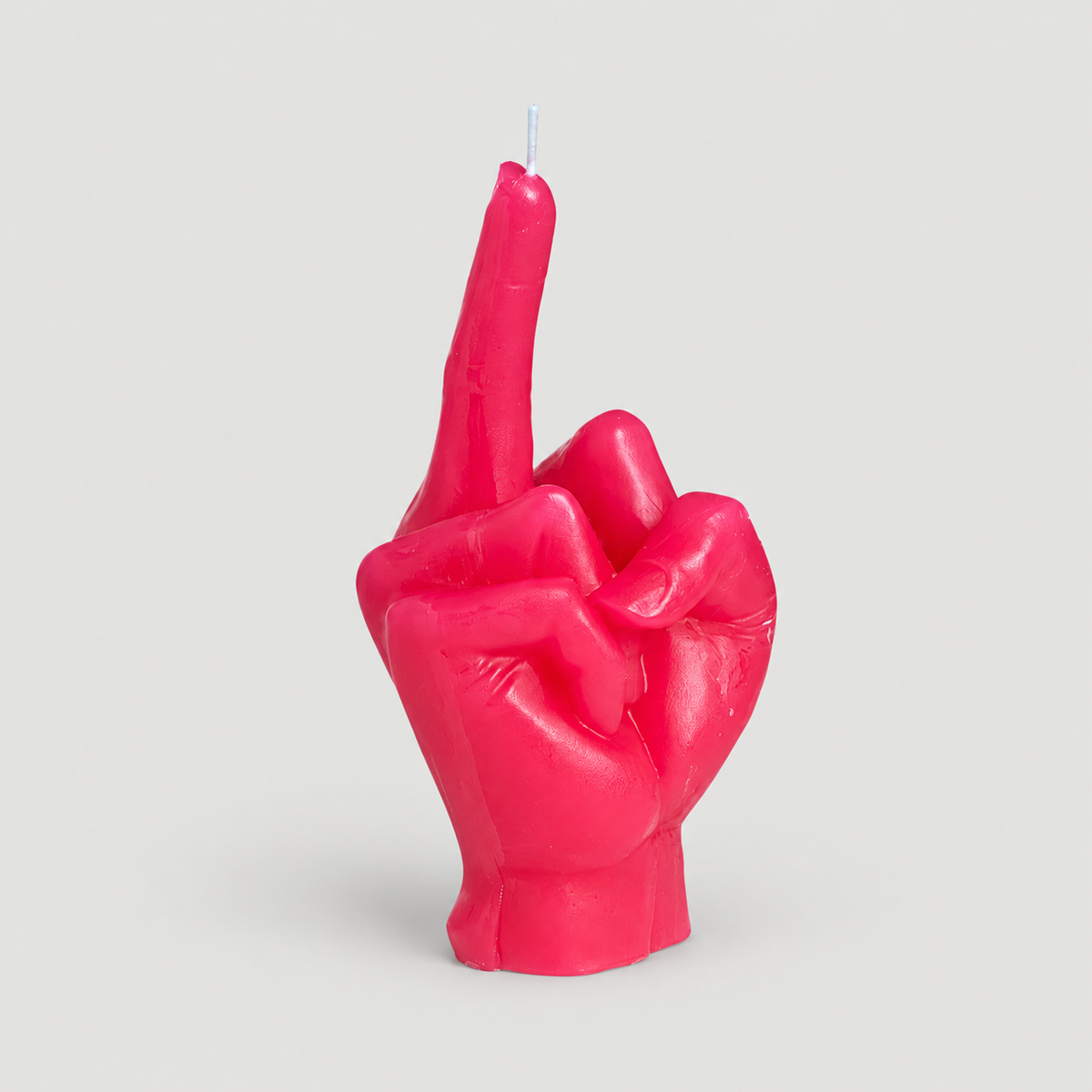 Hot Pink Middle Finger Candle