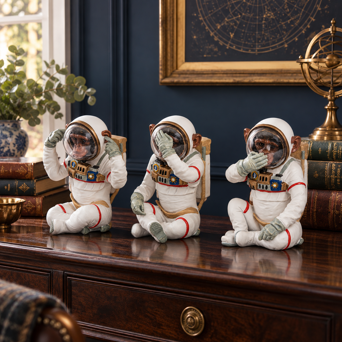 See No Evil Astronaut Chimpanzee
